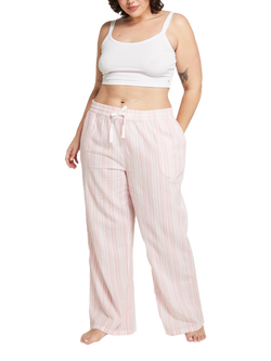 Nudea The PJ Trouser Pyjama Bottoms, Pink/White