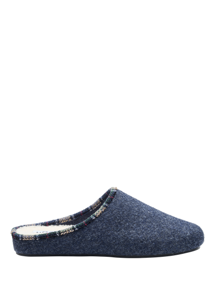 Hotter Snooze Mule Slippers, Navy