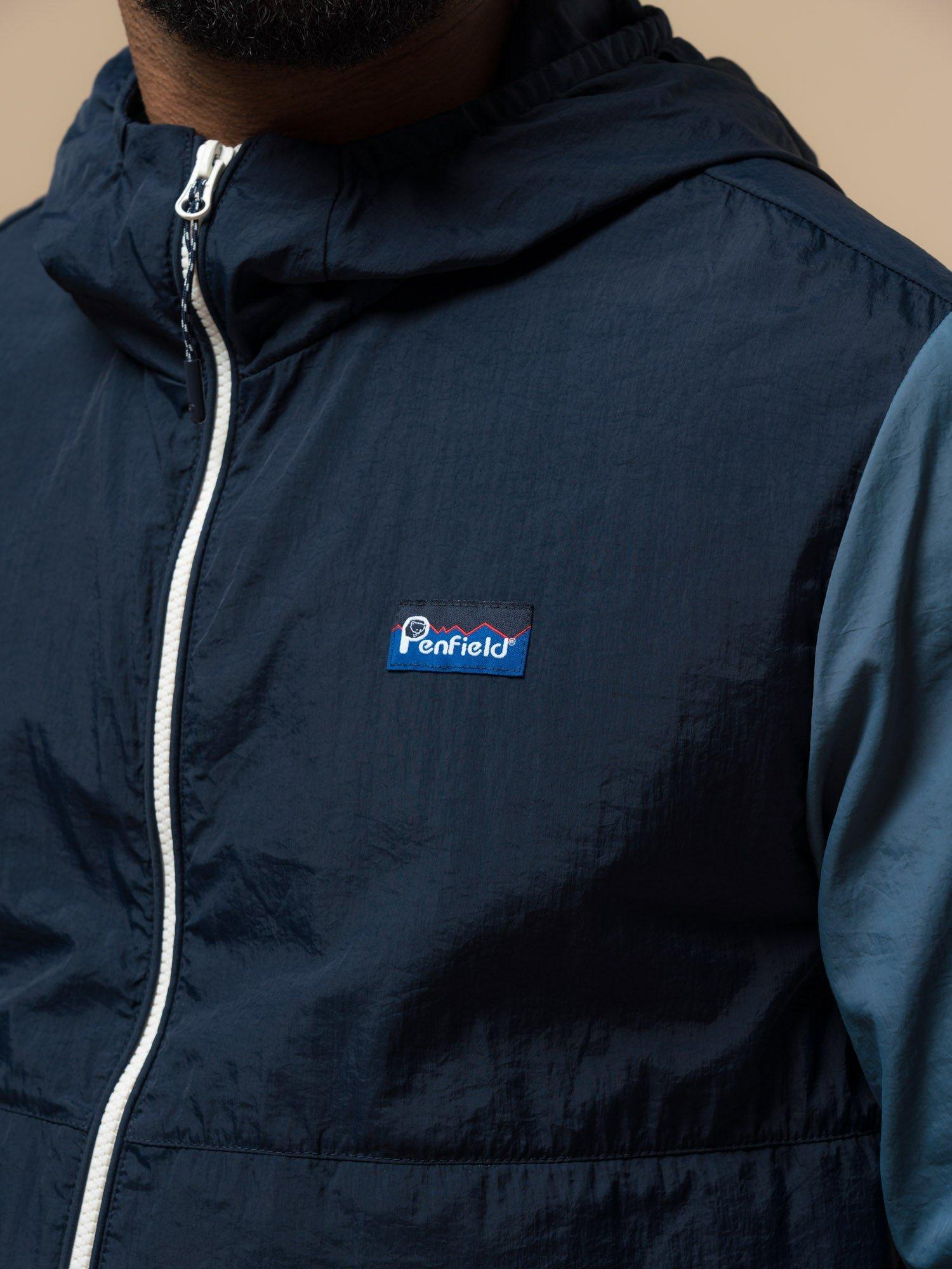 Product image 5 of 9, which shows Penfield Zip Front Rain Jacket, Navy Blazer, S