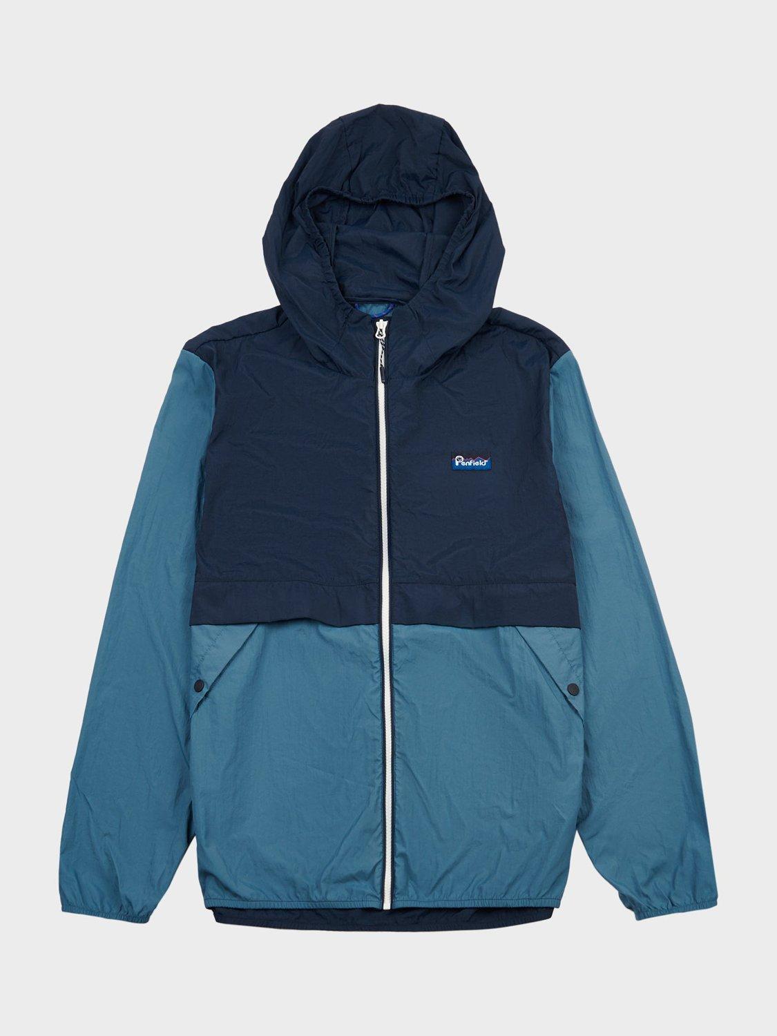 Product image 7 of 9, which shows Penfield Zip Front Rain Jacket, Navy Blazer, S