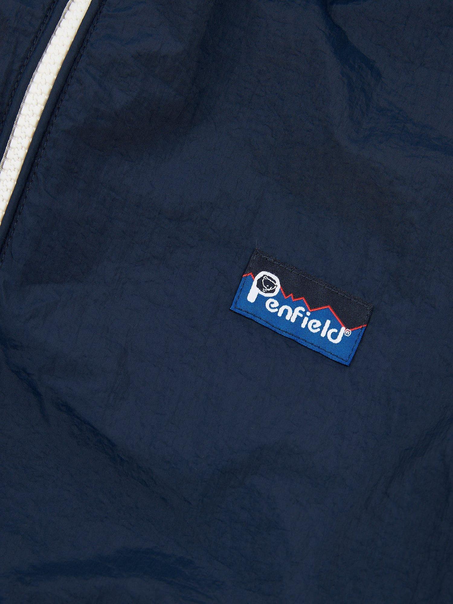 Product image 9 of 9, which shows Penfield Zip Front Rain Jacket, Navy Blazer, S