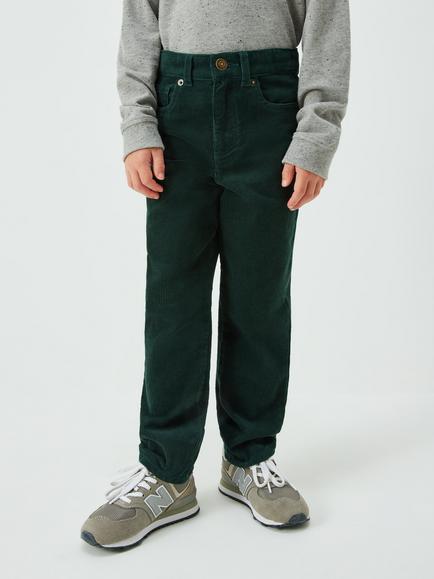 John Lewis Kids' Five Pocket Corduroy Trousers, Green