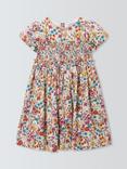 John Lewis Heirloom Collection Kids' Floral Puff Sleeve Dress, Multi