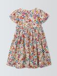 John Lewis Heirloom Collection Kids' Floral Puff Sleeve Dress, Multi