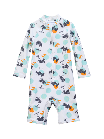 Angel & Rocket Baby Brody Sun-Safe Print Swimsuit, Multi, Multi