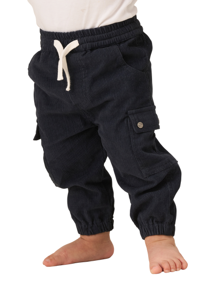 Angel & Rocket Baby Joseph Cord Skater Trousers, Blue, Blue