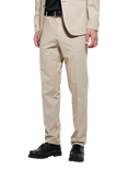 SISLEY Slim Comfort Fit Tailored Trousers, Beige