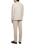 SISLEY Slim Comfort Fit Tailored Trousers, Beige