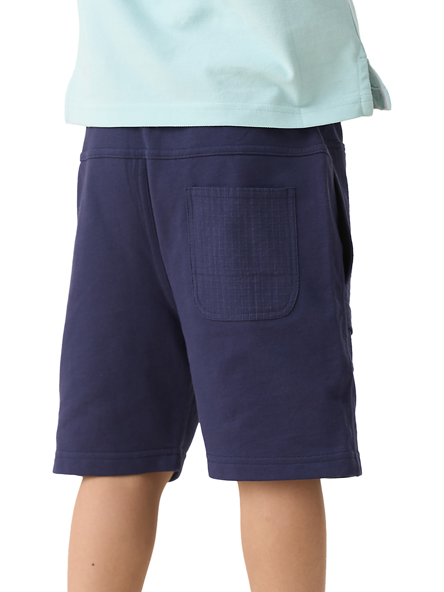 Product image 2 of 7, which shows Angel & Rocket Kids' Brody Bermuda Shorts, Navy, 3 years