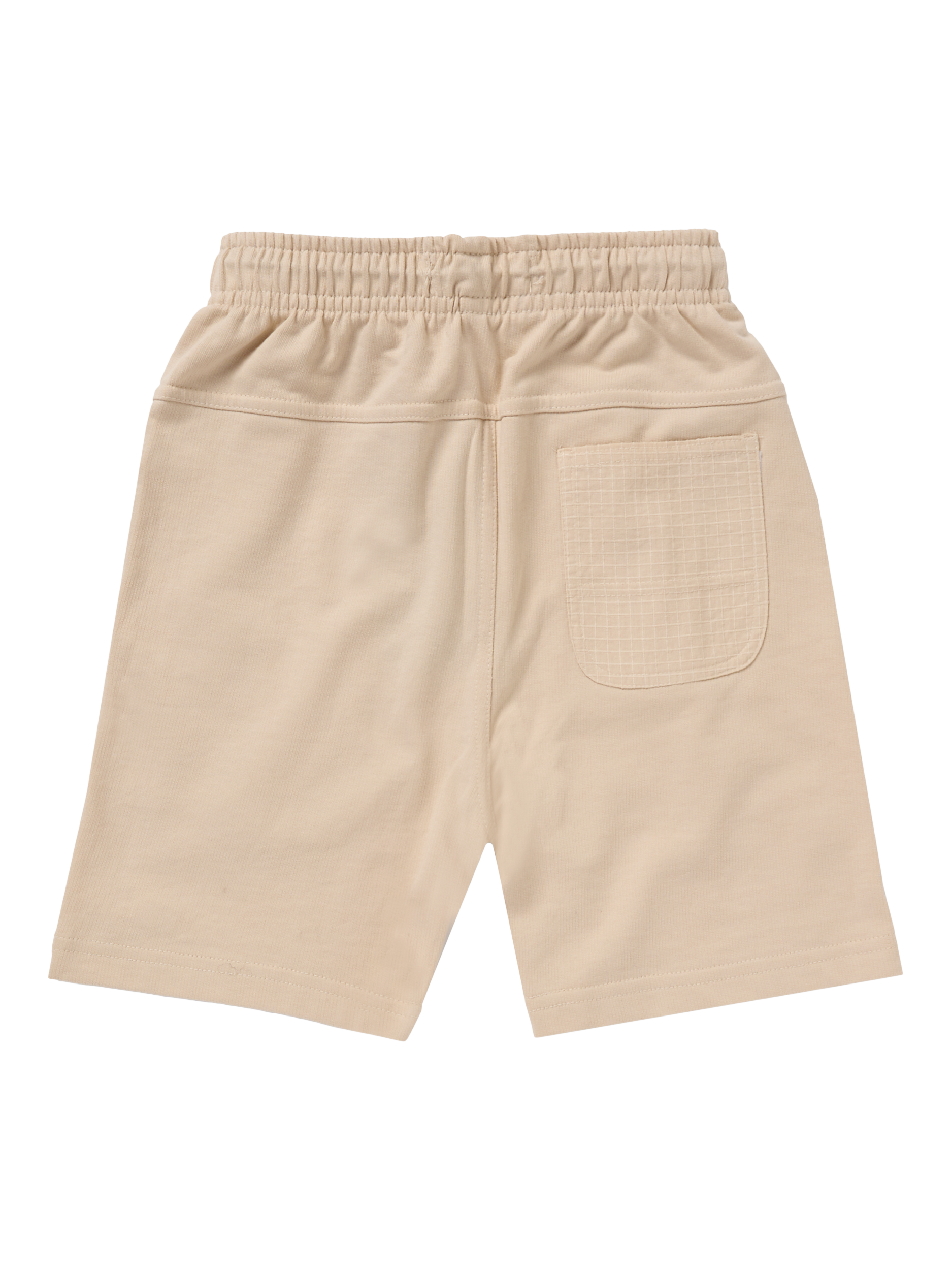 Product image 6 of 7, which shows Angel & Rocket Kids' Brody Bermuda Shorts, Stone, 3-4 years