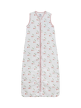 JoJo Maman Bébé Cotton Cherry Print Sleeping Bag, Pink Multi Pink