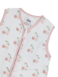 JoJo Maman Bébé Cotton Cherry Print Sleeping Bag, Pink Multi Pink