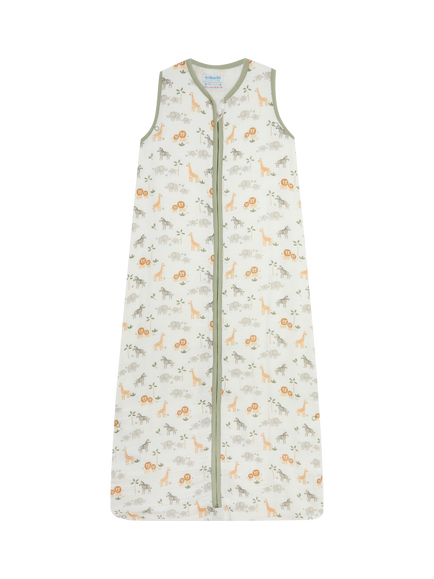 JoJo Maman Bébé Safari Baby Sleeping Bag, 1 Tog, White, 