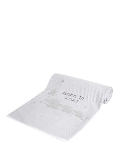 JoJo Maman Bébé Baby Born in 2025 Blanket, White