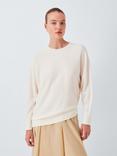 John Lewis Asymmetric Hem Batwing Merino Wool Sweater