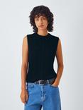 John Lewis Cable Cotton Knitted Jumper Vest