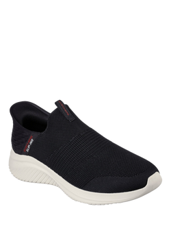 Skechers Ultra Flex 3.0 Smooth Step Wide Fit Trainers - view 2, Black