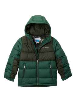 Columbia Kids' Pike Lake II Hooded Jacket, Rain Forest
