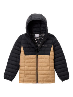Columbia Kids' Powder Lite Hooded Jacket, Canoe, Canoe
