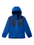 Columbia Kids' Rainy Trails Hooded Hiking Jacket, Collgate Navy