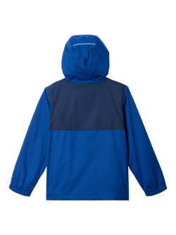 Columbia Kids' Rainy Trails Hooded Hiking Jacket, Collgate Navy - view 2, Collgate Navy