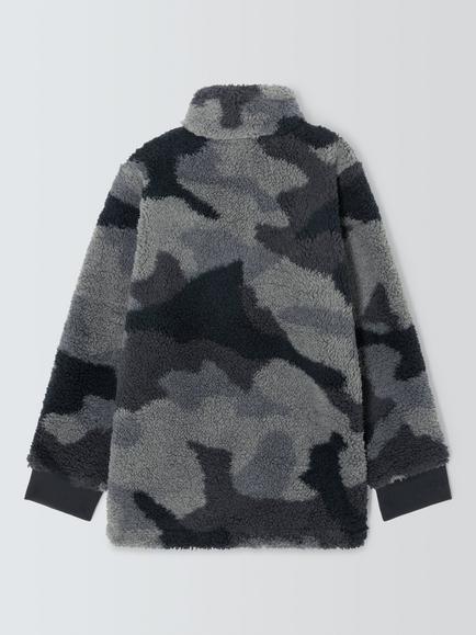 Columbia Kids' Zipped Sherpa Jacket, Black Camo - view 2, Black Camo