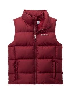Columbia Kids' Puffect Sleeveless Vest, Rich Wine, Rich Wine
