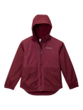 Columbia Kids' Rainy Trails Hooded Hiking Jacket, Rich Wine