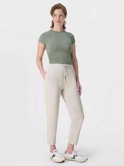 Sweaty Betty Explorer Side Stripe 25" Trousers - view 2, Mineral Beige