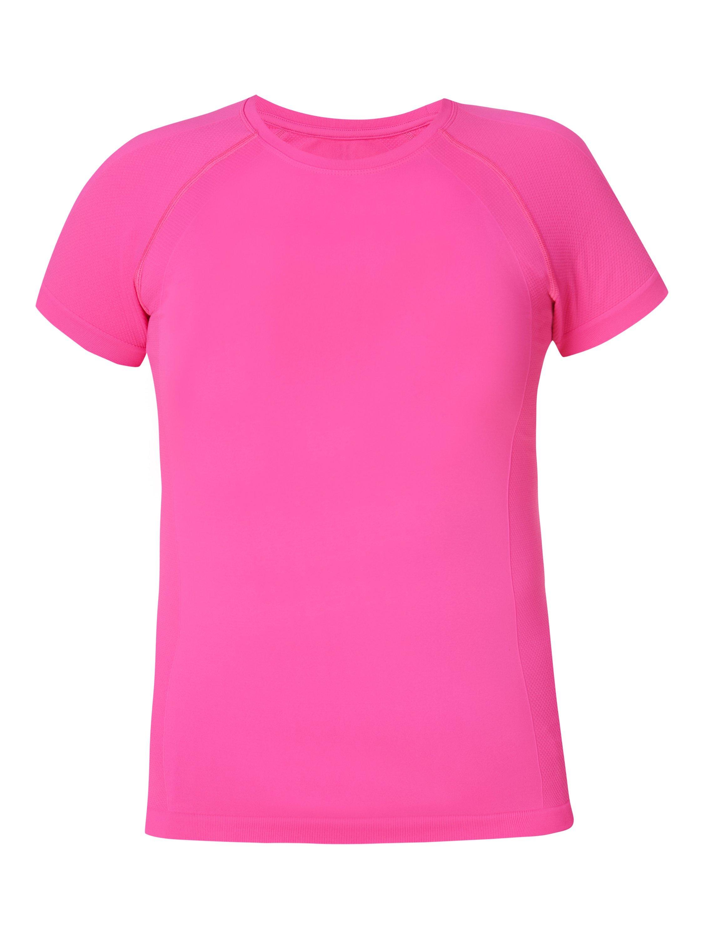 Product image 6 of 6, which shows Sweaty Betty Athlete Seamless Gym Top, Fuchsia Pink, L