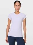 Sweaty Betty Athlete Seamless Gym Top, Heather Purple