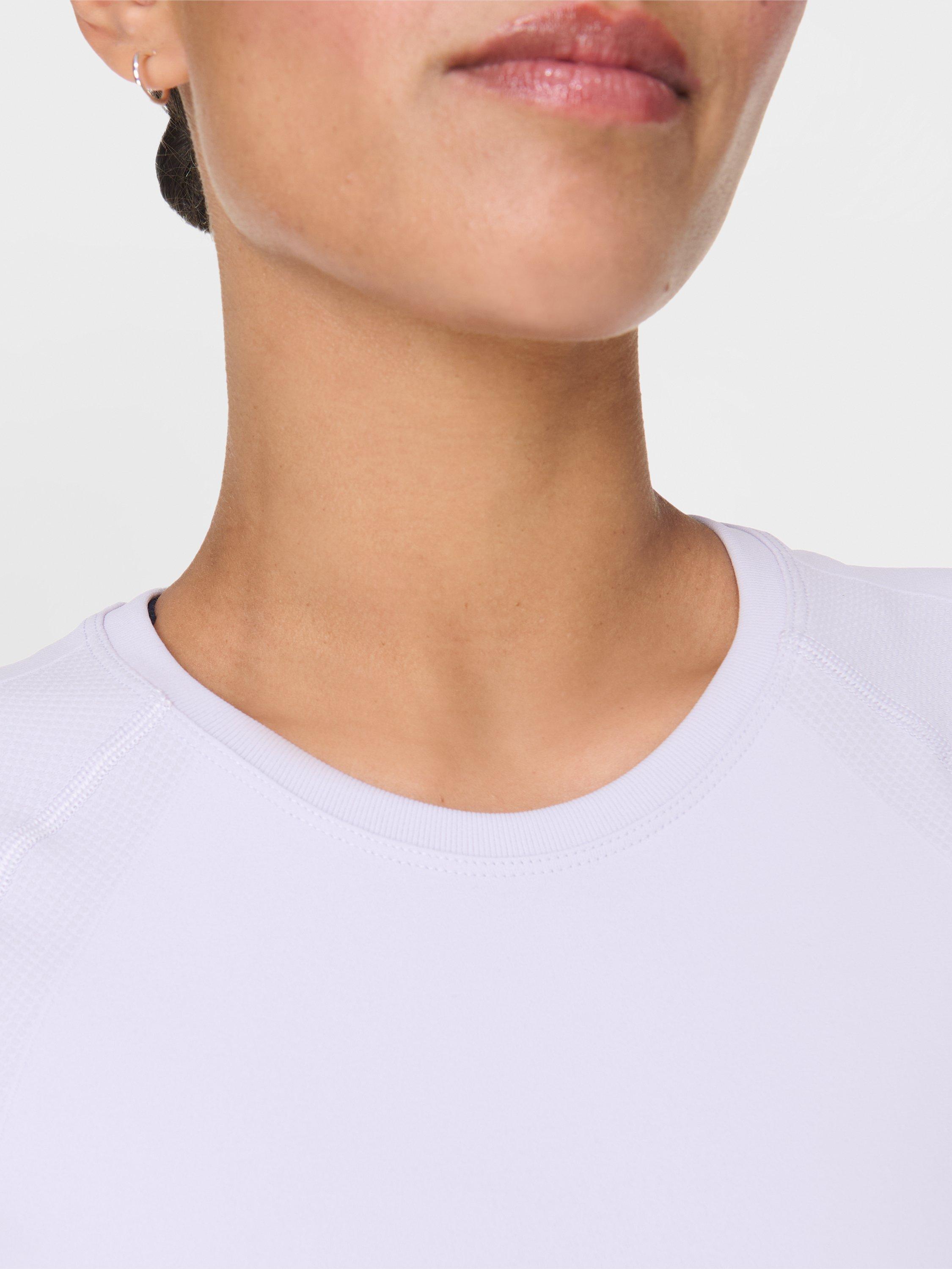 Product image 6 of 7, which shows Sweaty Betty Athlete Seamless Gym Top, Heather Purple, XXS