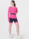 Sweaty Betty Breathe Easy Long Sleeve Top, Fuchsia Pink