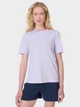 Sweaty Betty Essential Organic Cotton Rich T-Shirt, Heather Purple, Heather Purple