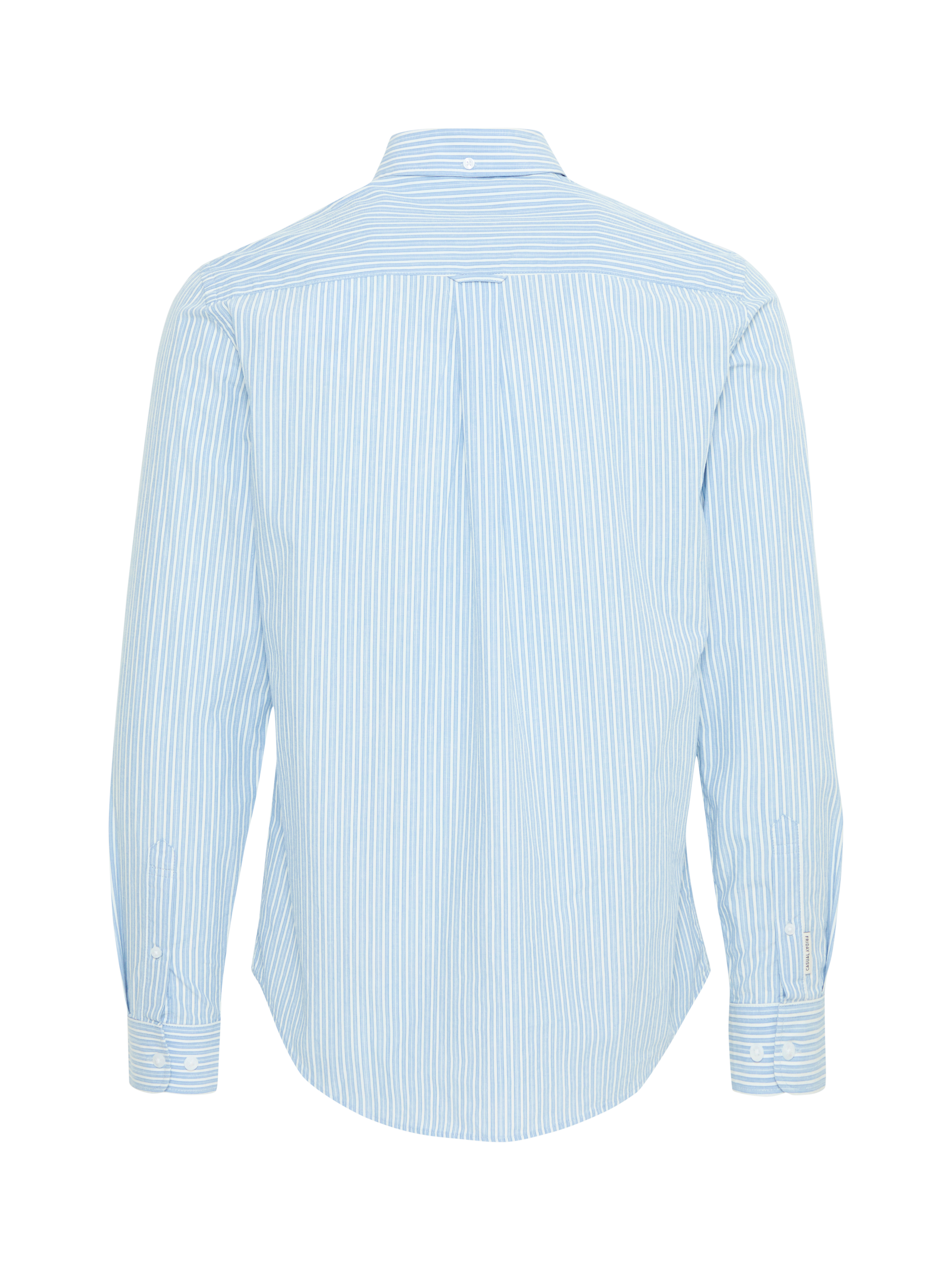 Product image 6 of 7, which shows Casual Friday Edward Cotton Regular Fit Stripe Shirt, Blue, S