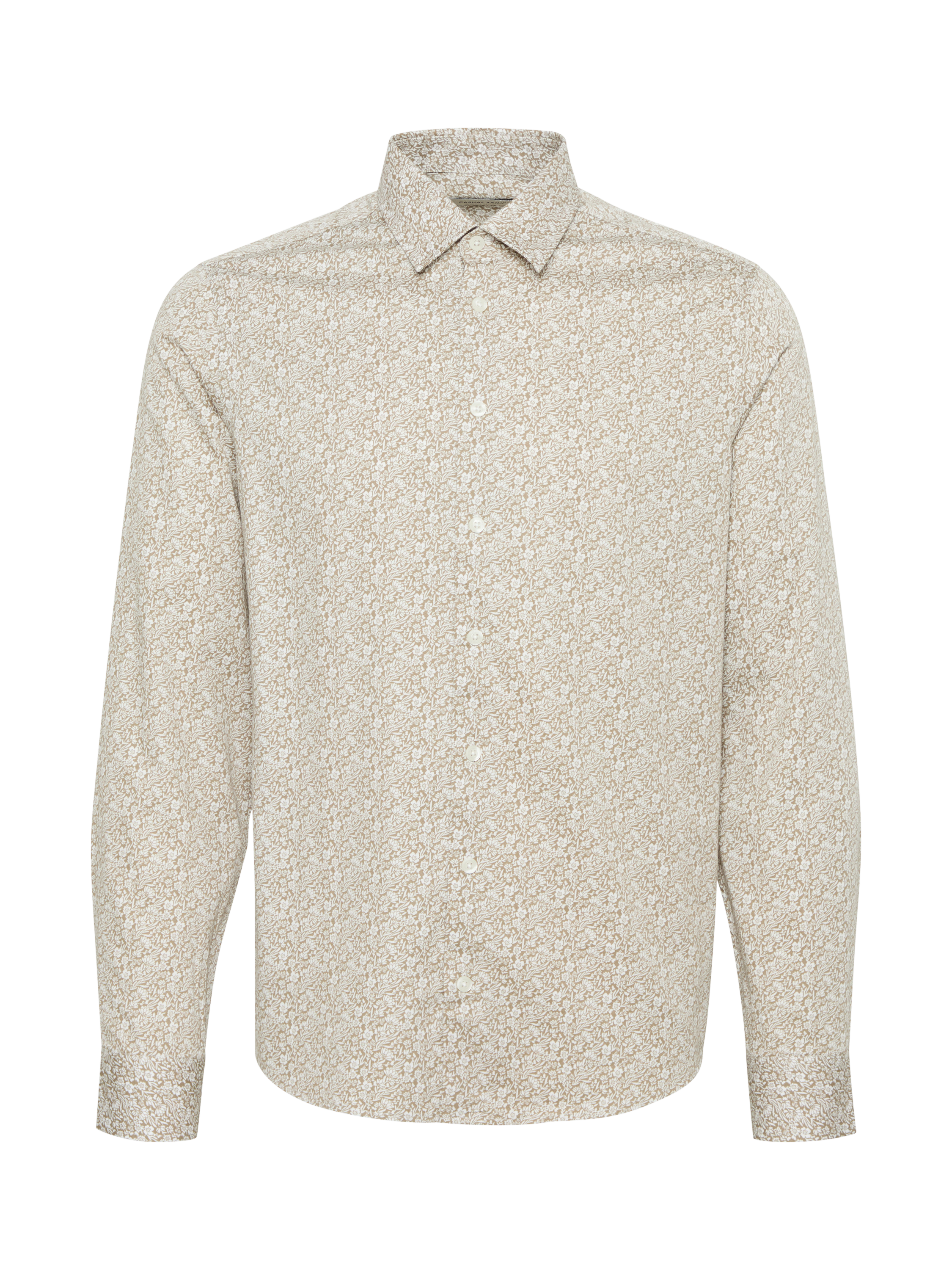Product image 4 of 6, which shows Casual Friday Jeremy Cotton Regular Fit Ditsy Floral Shirt, Tree House, S