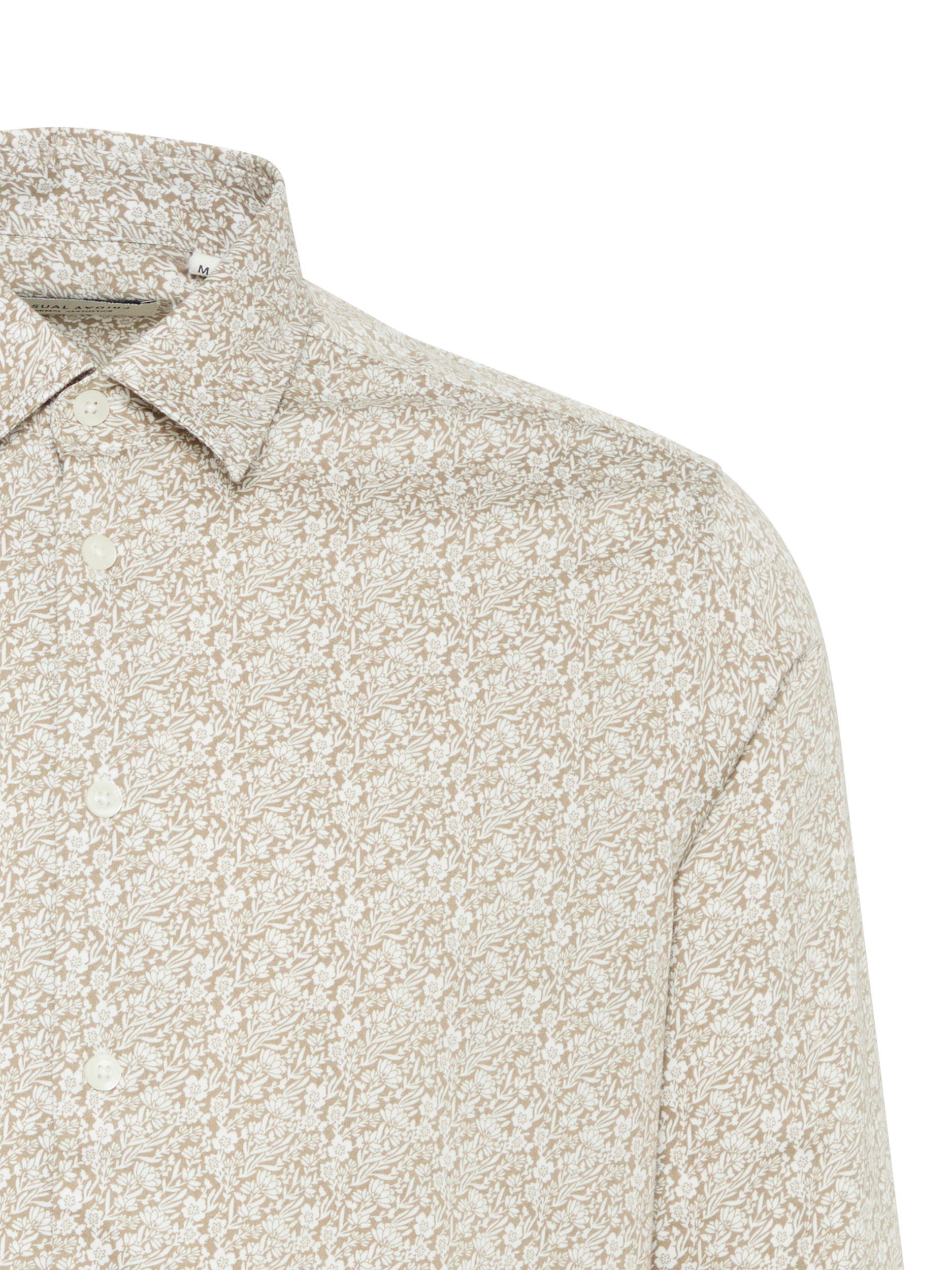 Product image 6 of 6, which shows Casual Friday Jeremy Cotton Regular Fit Ditsy Floral Shirt, Tree House, S
