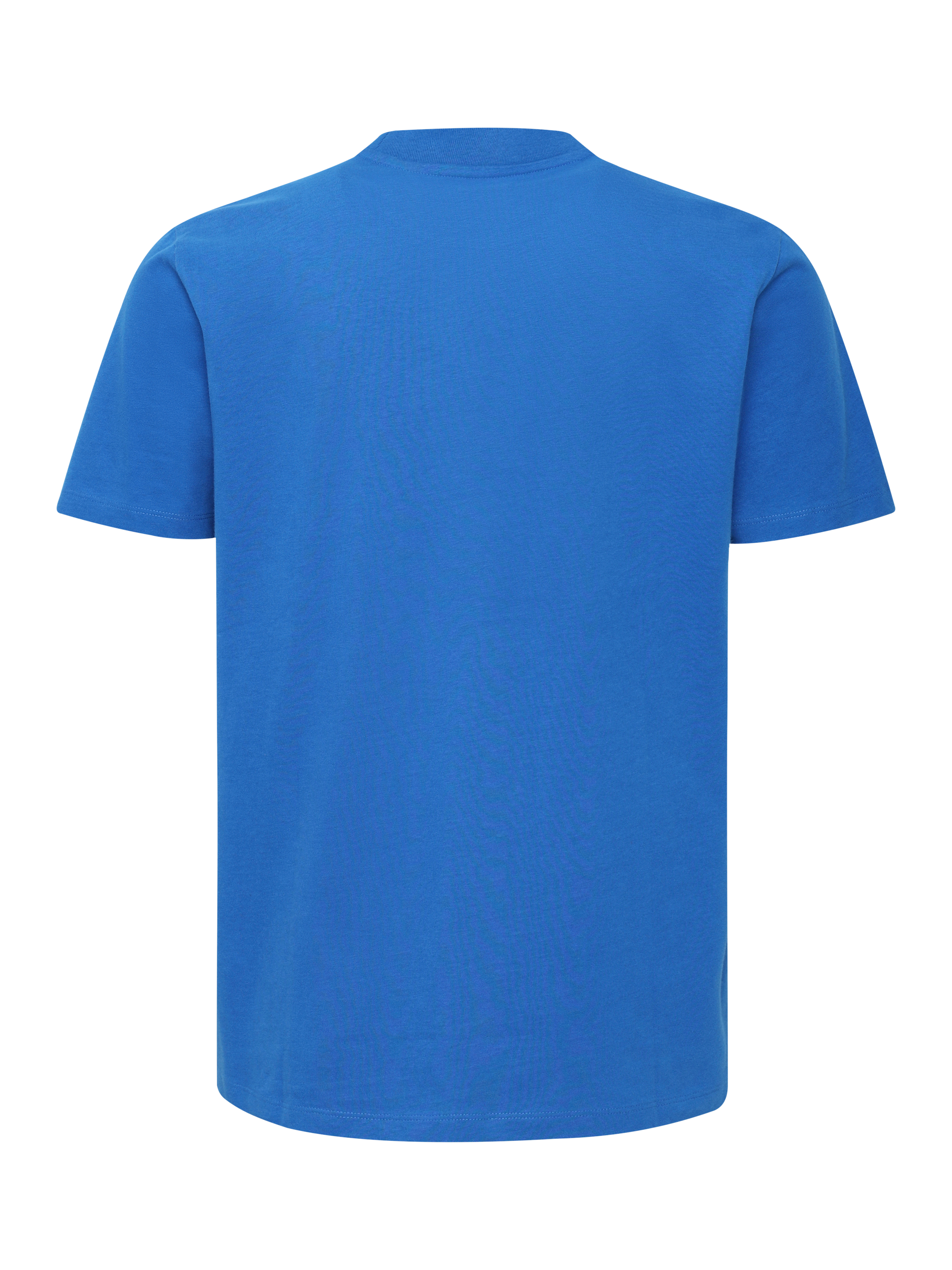 Product image 6 of 7, which shows Casual Friday Silas Cotton Regular Fit Short Sleeve T-Shirt, Nautical Blue, M