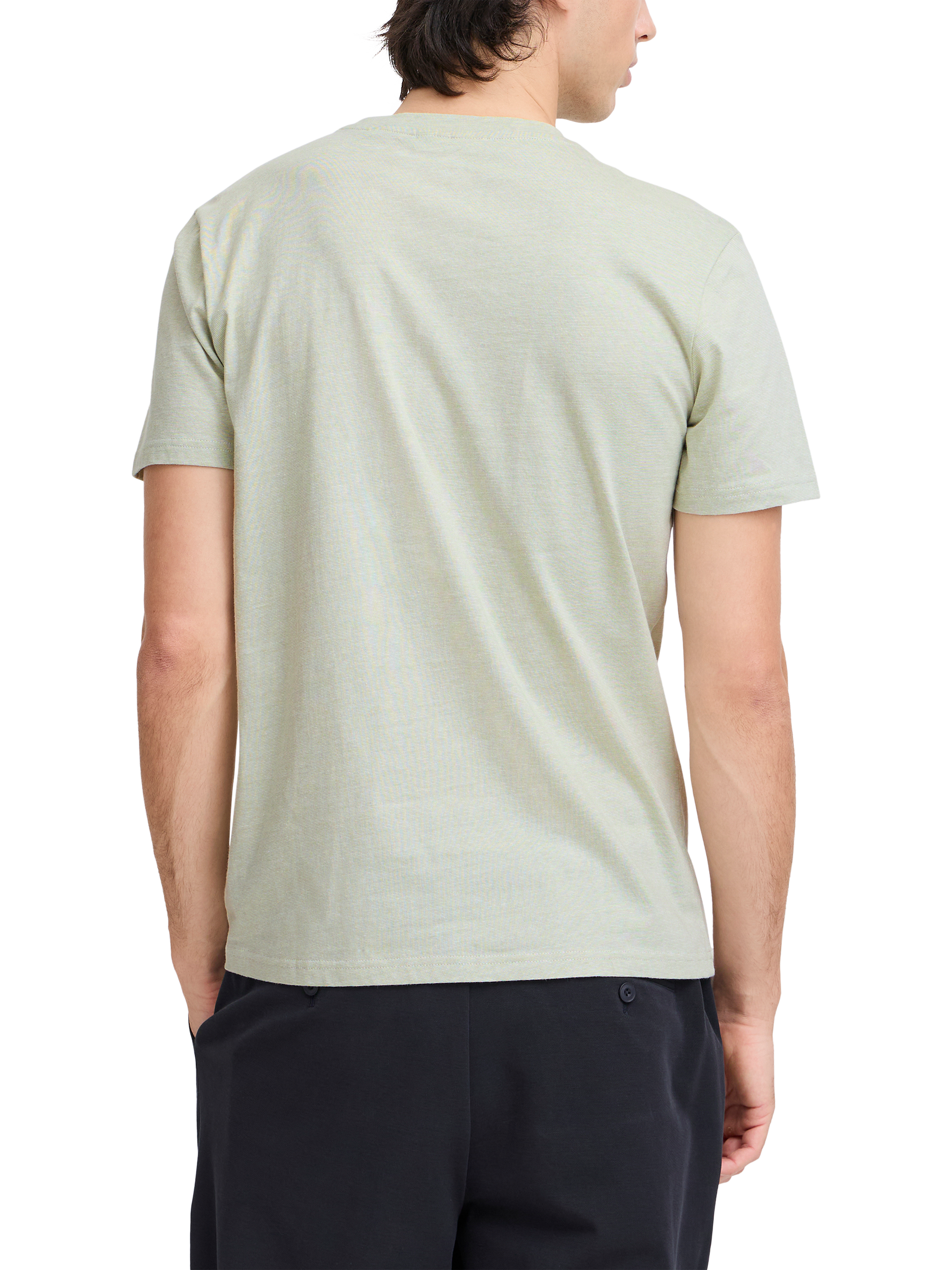 Product image 2 of 7, which shows Casual Friday Thor Cotton Regular Fit Short Sleeve T-Shirt, Tea, L