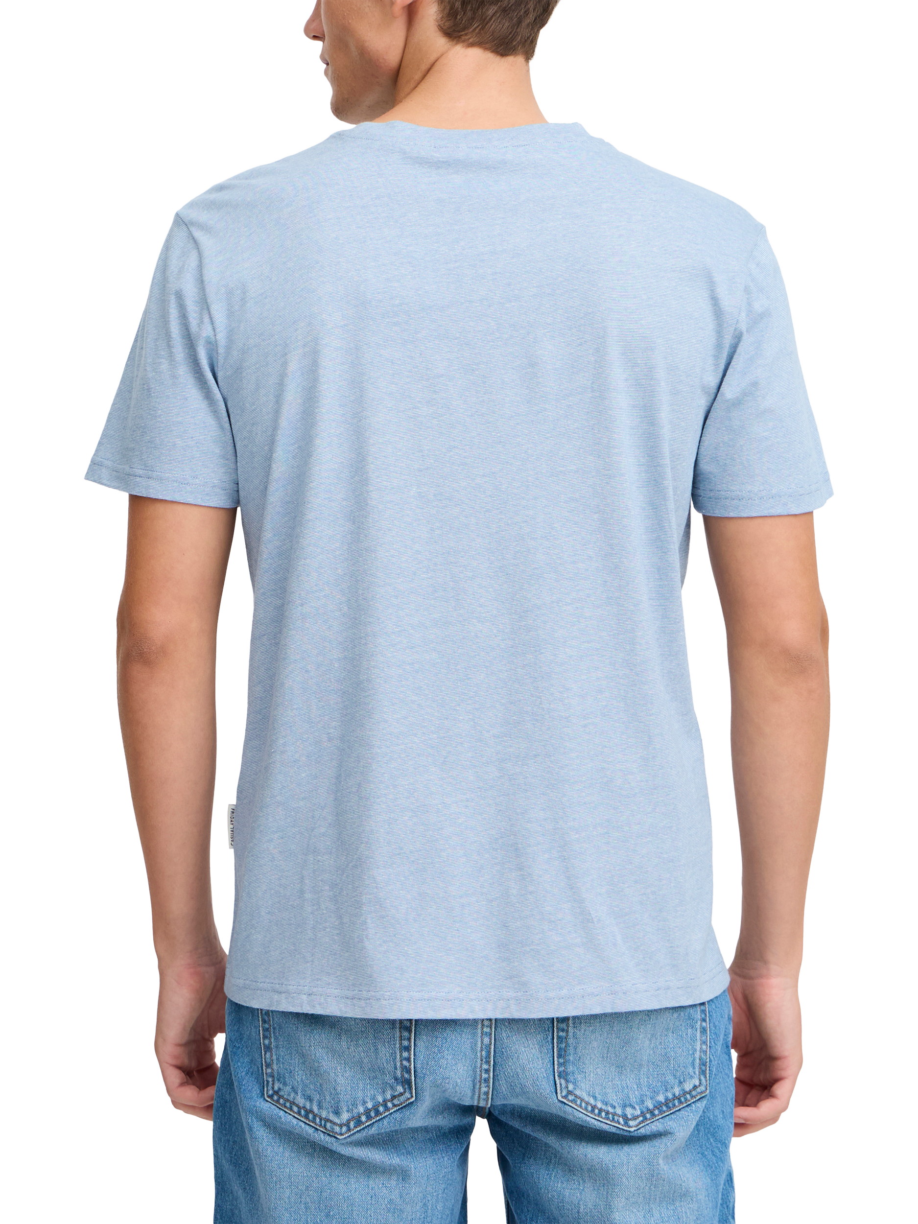 Product image 2 of 7, which shows Casual Friday Thor Cotton Regular Fit Short Sleeve T-Shirt, Riverside, S