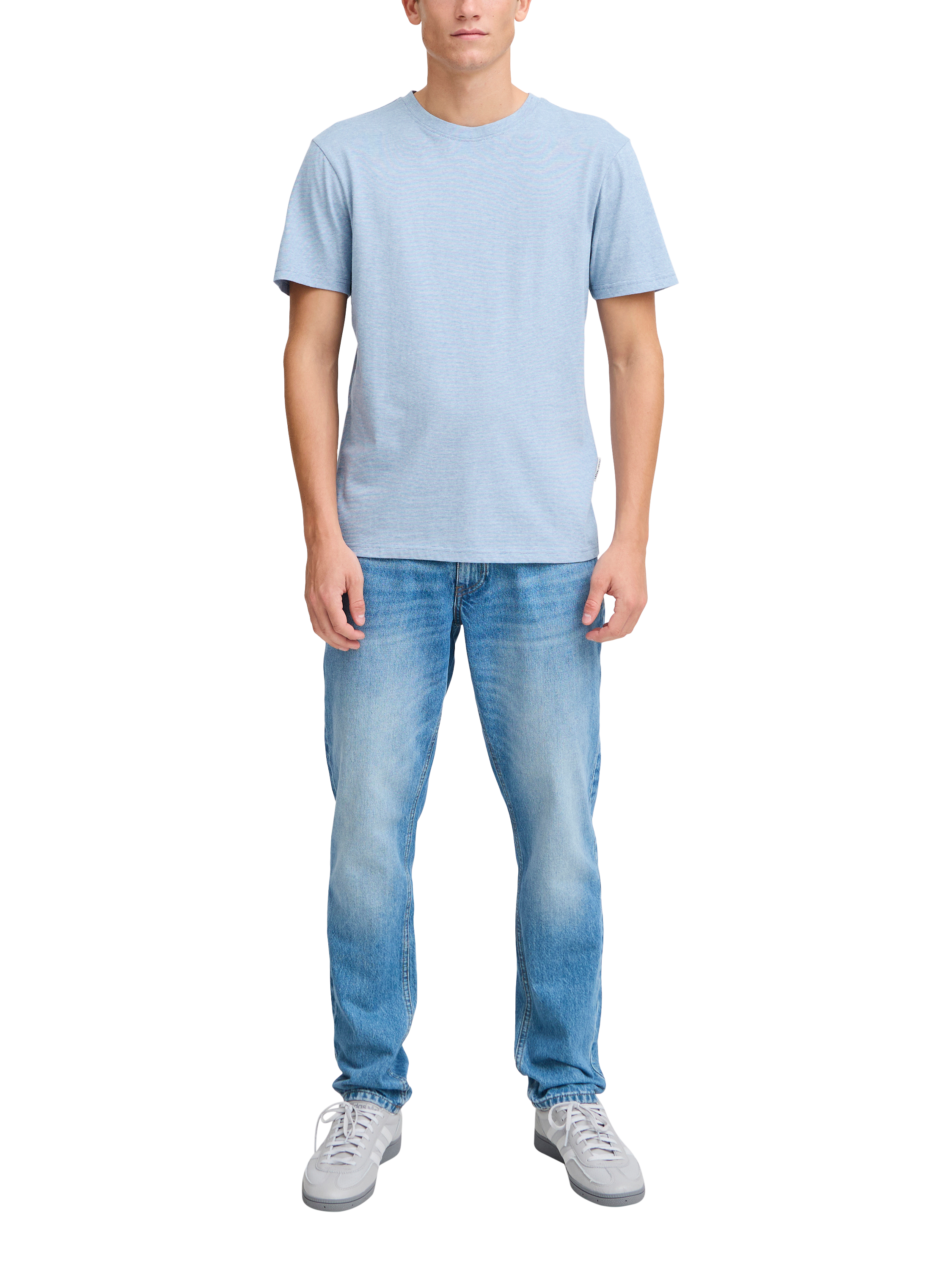 Product image 3 of 7, which shows Casual Friday Thor Cotton Regular Fit Short Sleeve T-Shirt, Riverside, S