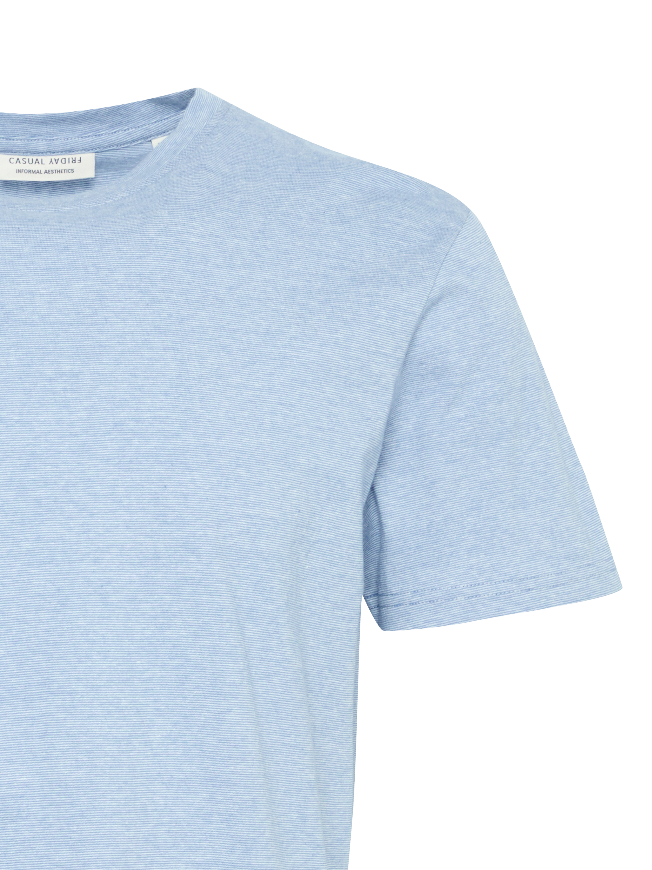 Product image 7 of 7, which shows Casual Friday Thor Cotton Regular Fit Short Sleeve T-Shirt, Riverside, S