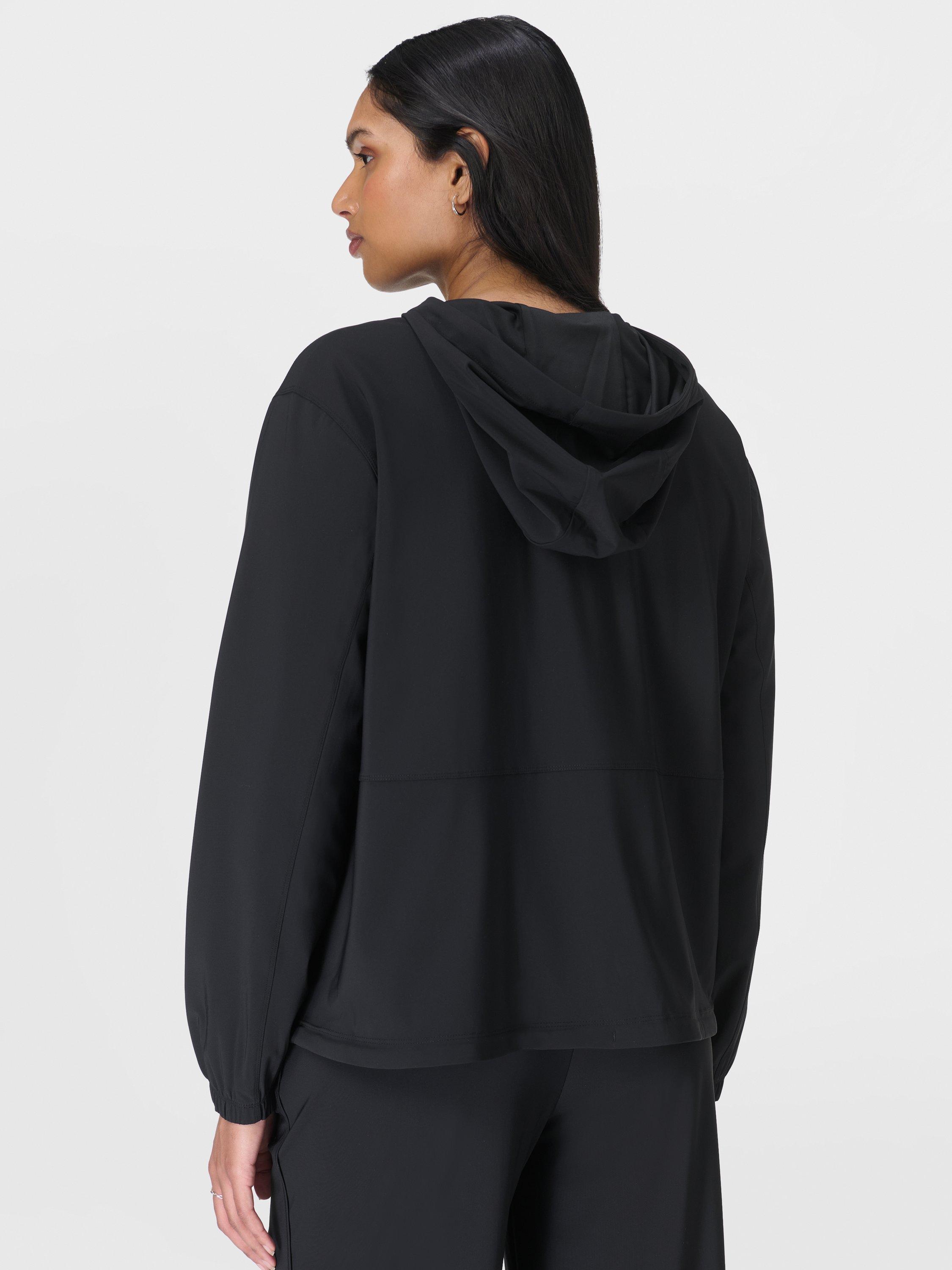 Product image 3 of 6, which shows Sweaty Betty Explorer Zip Through Midlayer, Black, XXS