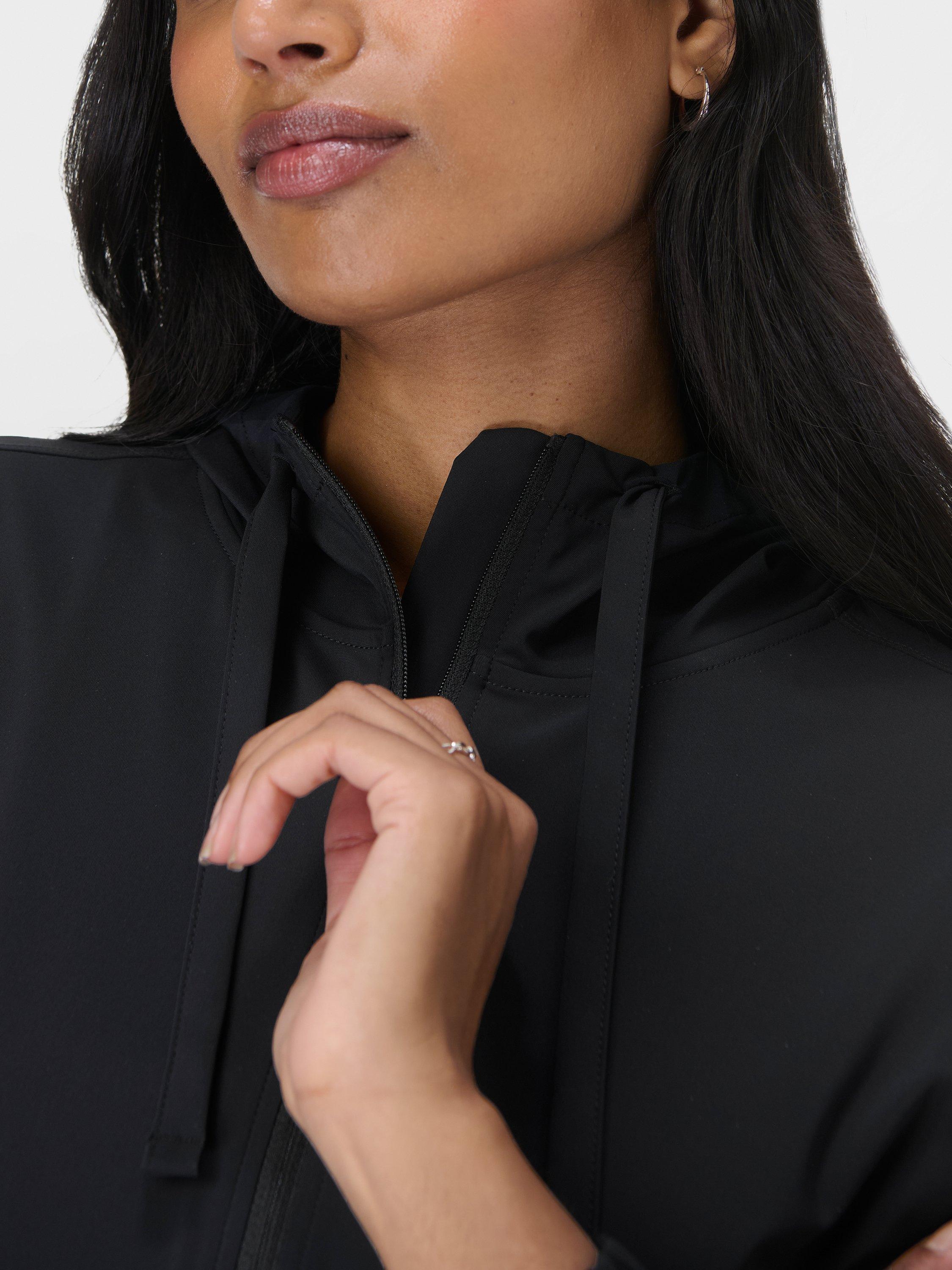 Product image 6 of 6, which shows Sweaty Betty Explorer Zip Through Midlayer, Black, XXS