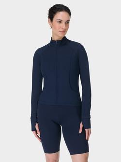 Sweaty Betty All Day Active Zip Up, Navy Blue