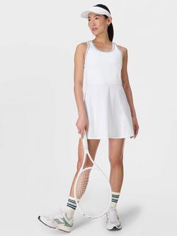 Sweaty Betty Power Flare Dress, White - view 2, White
