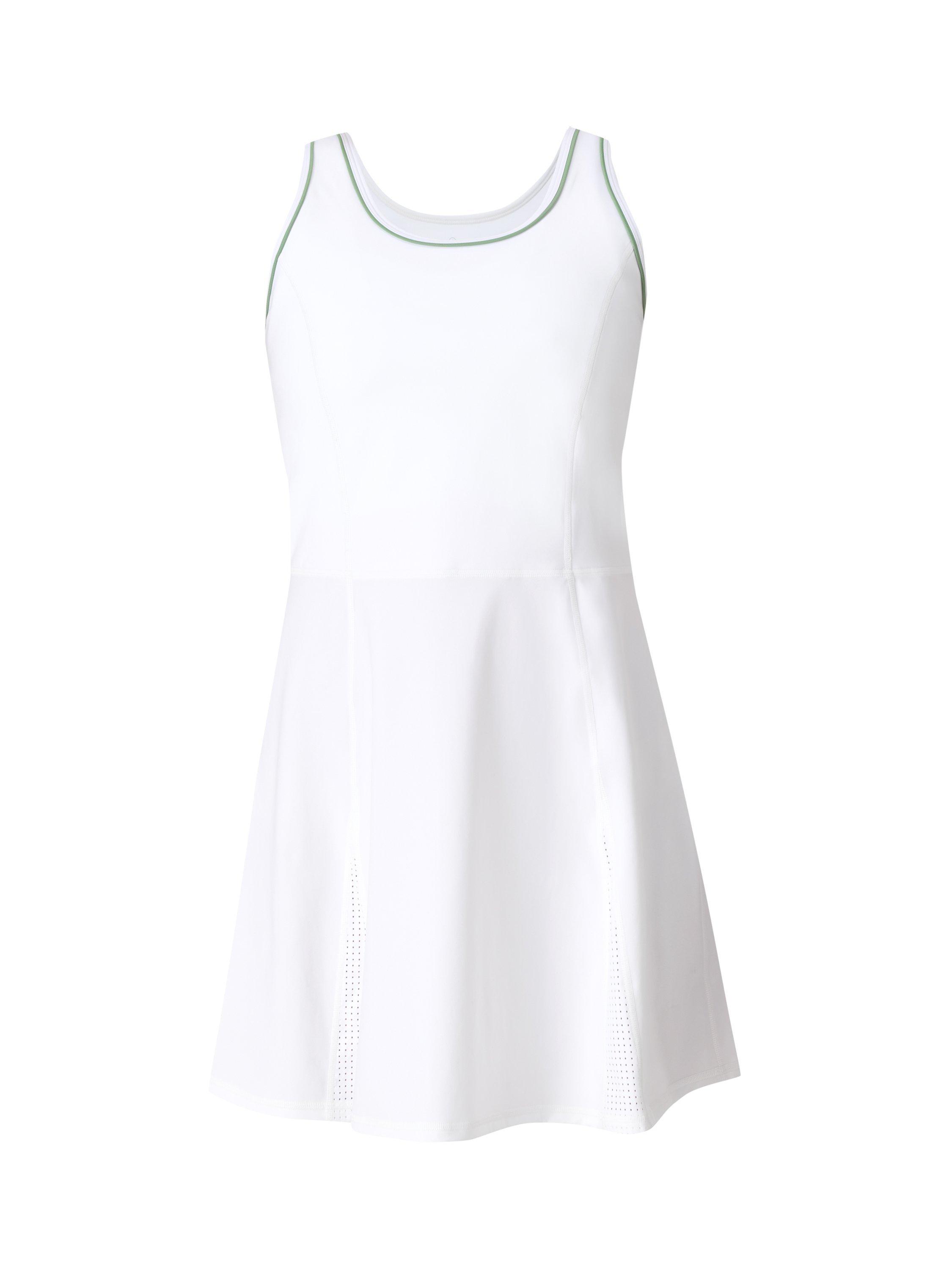 Product image 8 of 8, which shows Sweaty Betty Power Flare Dress, White, XXS