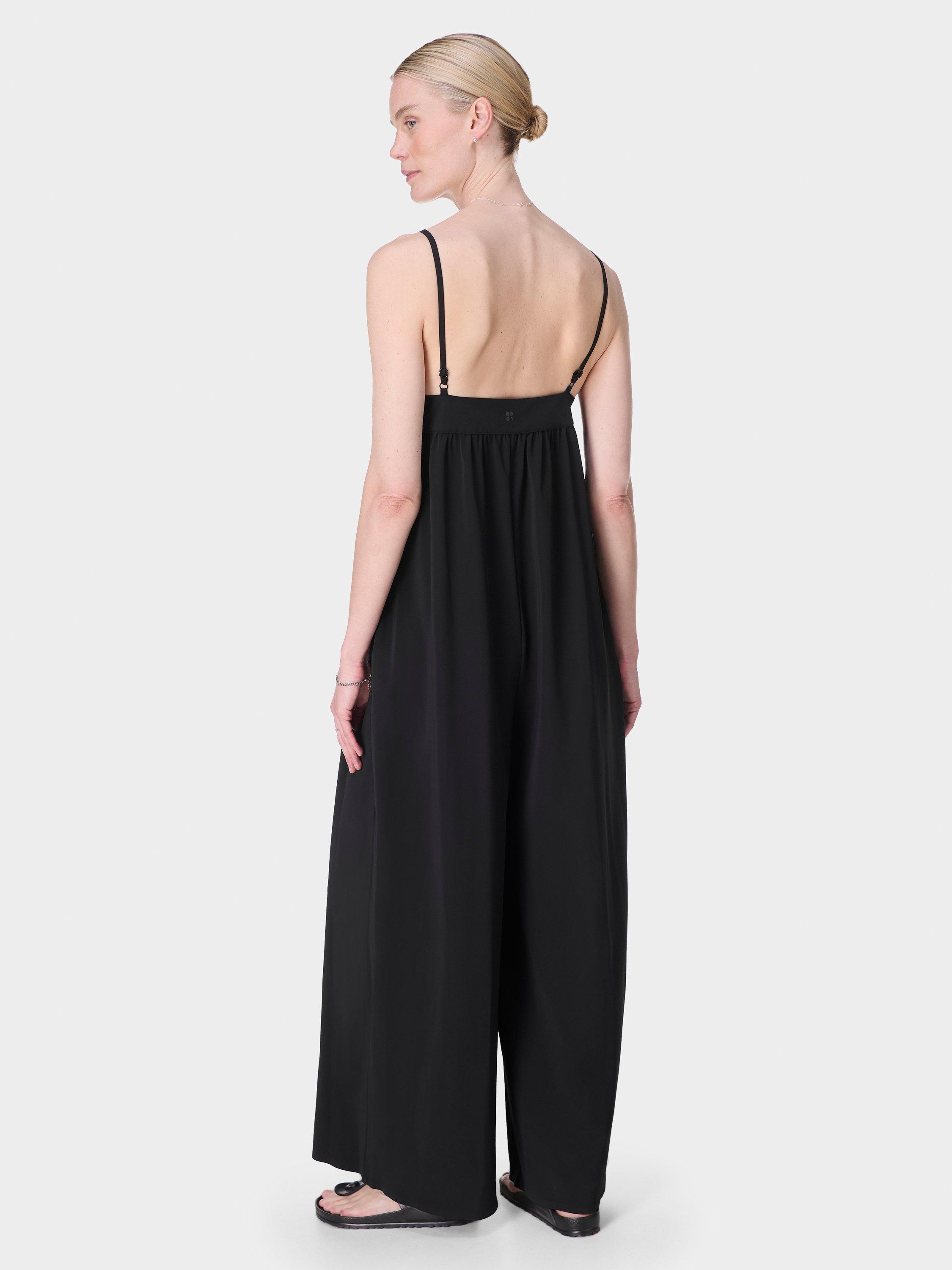 Product image 2 of 7, which shows Sweaty Betty Explorer Summer 30" Jumpsuit, Black, XXS