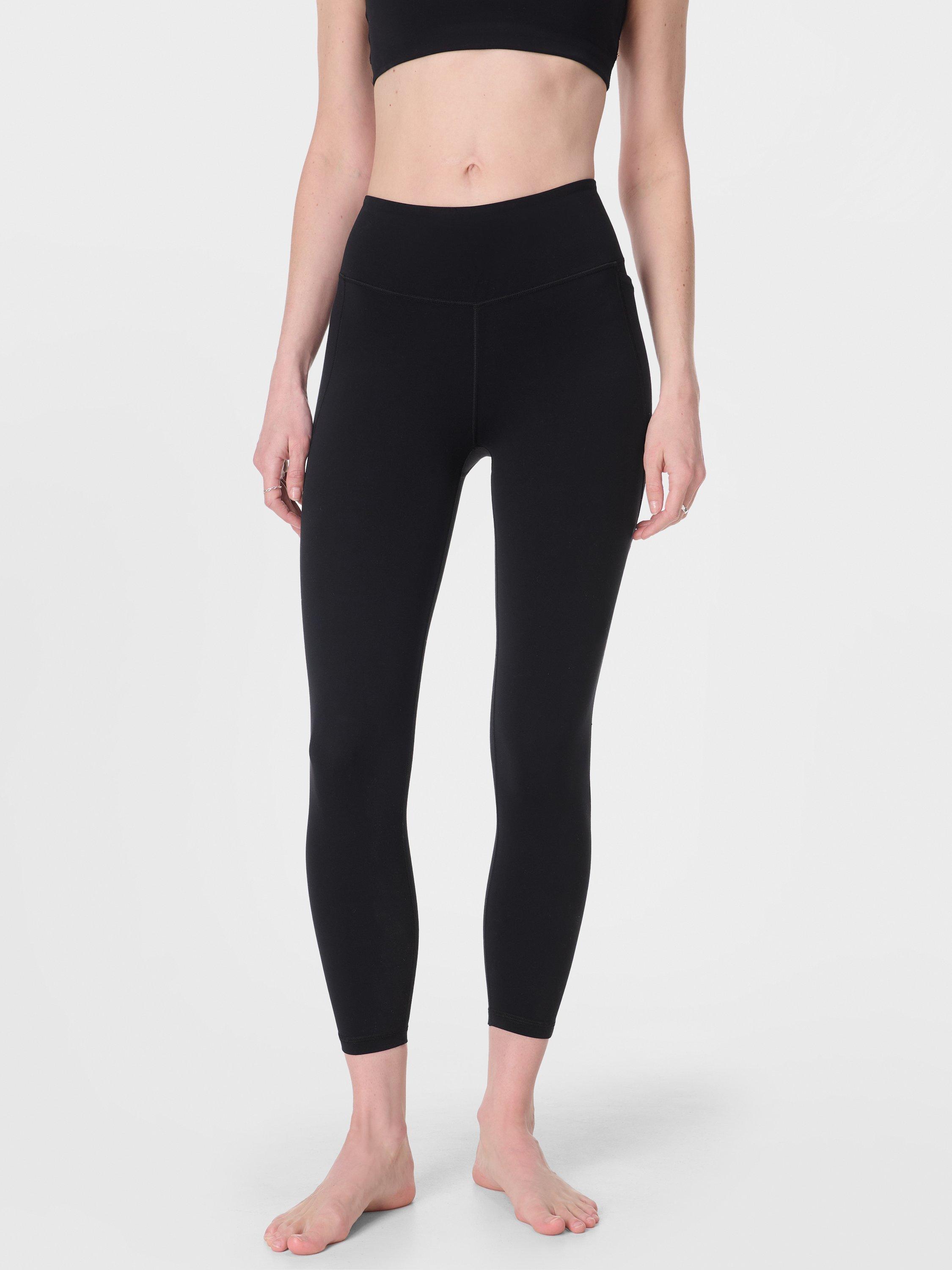 Product image 1 of 7, which shows Sweaty Betty Ultimate Studio 7/8 Leggings, Black, XXS