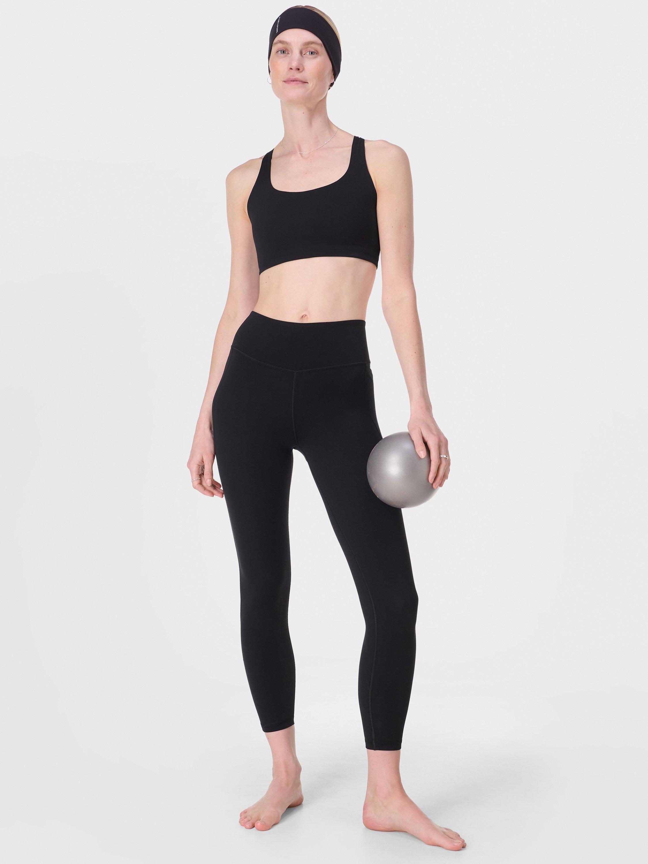 Product image 3 of 7, which shows Sweaty Betty Ultimate Studio 7/8 Leggings, Black, XXS